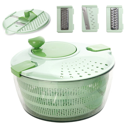 Cuisiland 9.5-inch Multi-Functional Salad Spinner & Vegetable Slicer