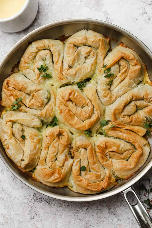 Spanakopita - with pine nuts