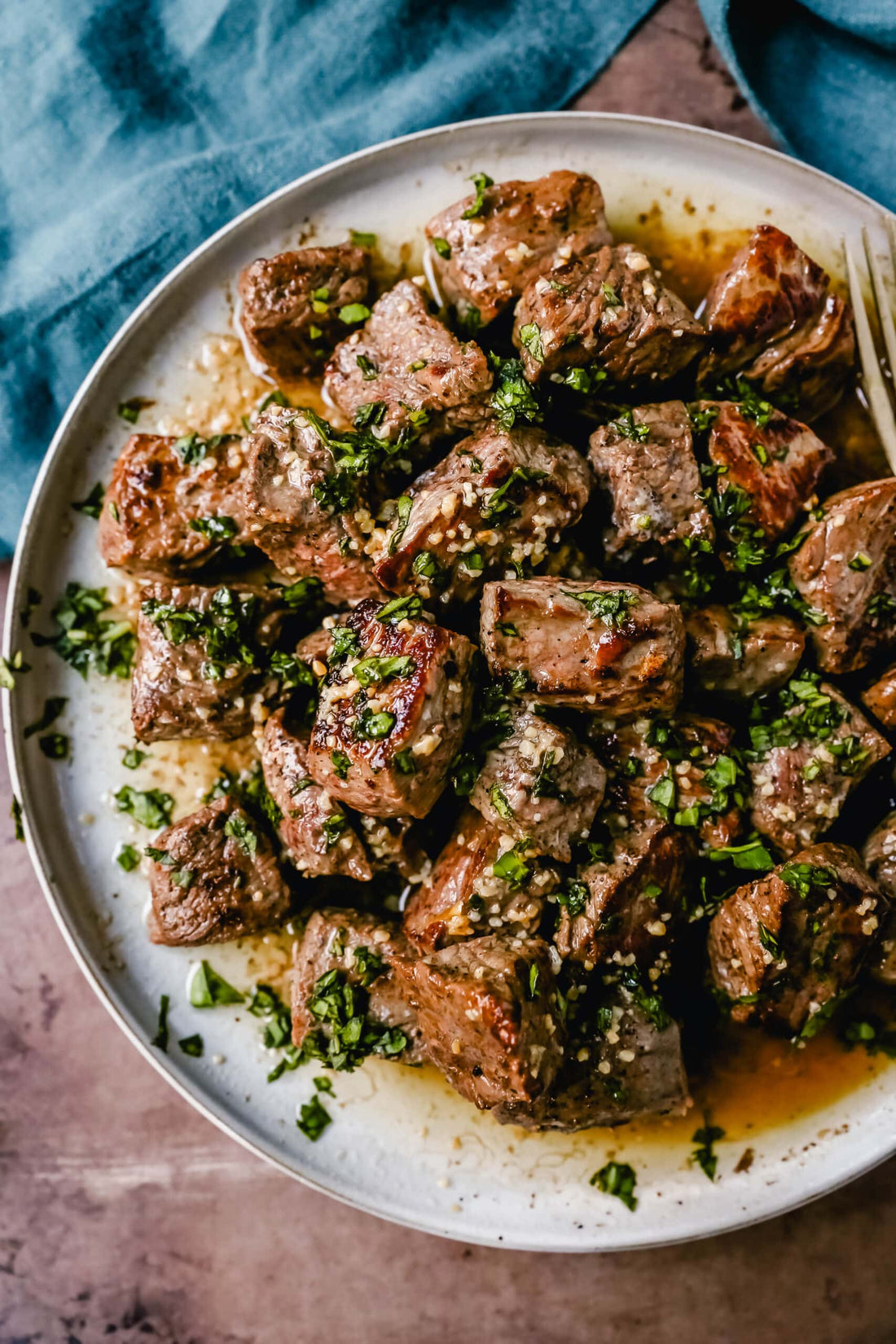 Garlic Butter Steak Bites