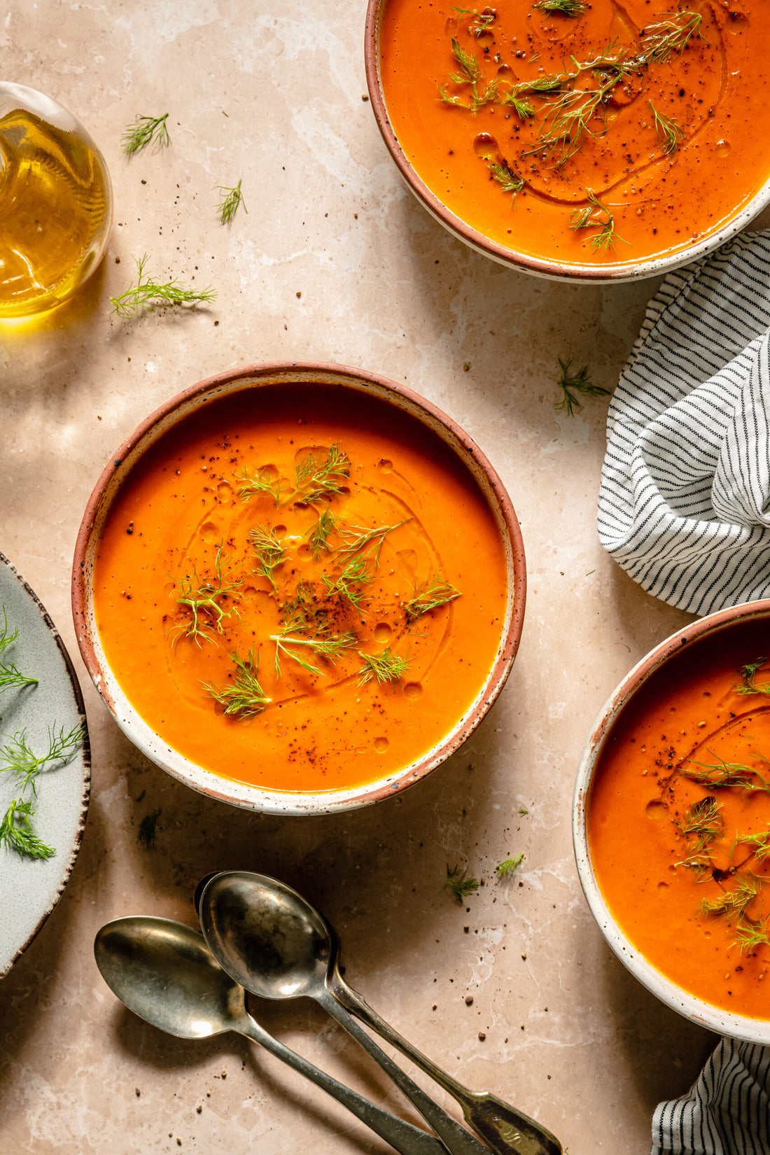 French Tomato Soup - with fennel and orange