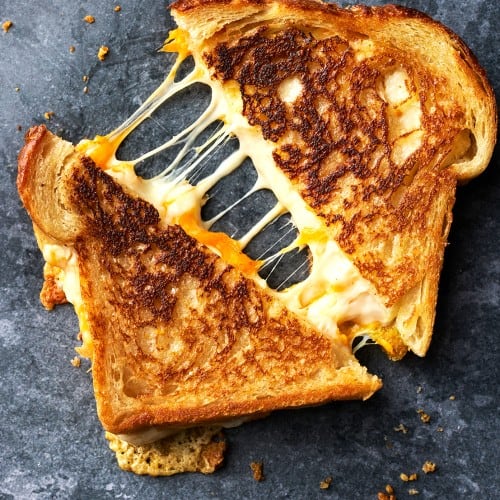 Grilled Cheese - extra golden and delicious