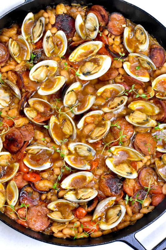 Spanish Clams with Chorizo