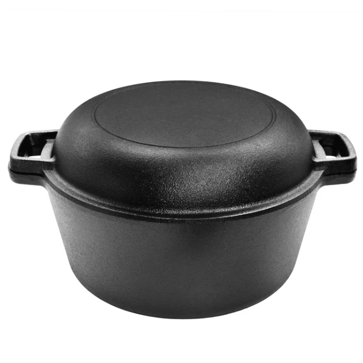 Pre-Seasoned Combo Cooker 5QT Dutch Oven With 10.25" Skillet Lid