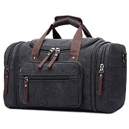 Expandable Canvas Duffel Bag for Outdoor Cooking & Kitchen Equipment | Water-Resistant, Durable Travel Bag for Camping & Catering