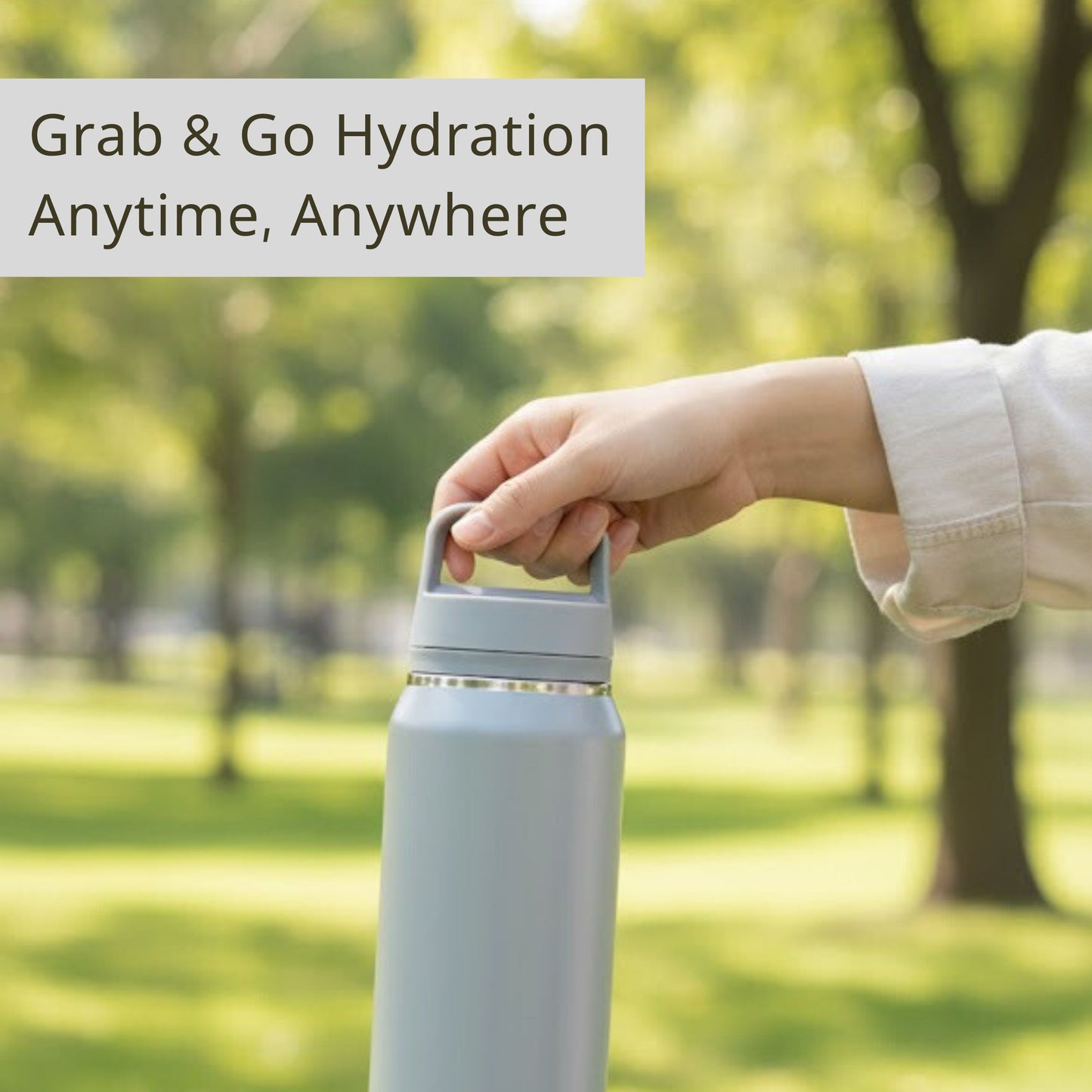 Cuisiland 700ml Stainless Steel Sports Water Bottle with Dual-Layer Tea Infuser