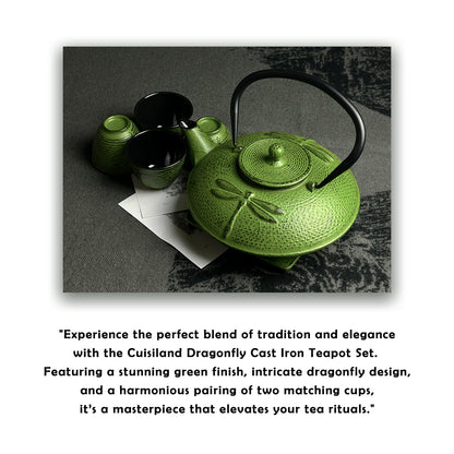 Dragonfly set with 4 cups 1.1 liter (37oz)