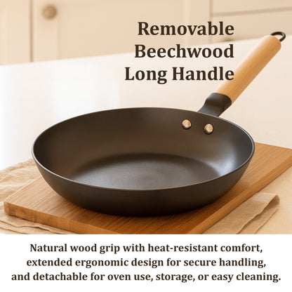 Cuisiland 12” Nitrided Cast Iron Frying Pan