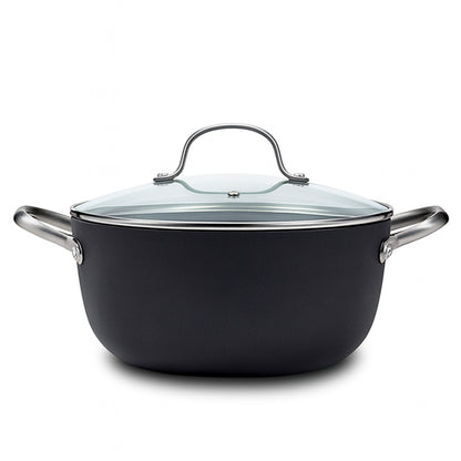 Cuisiland 4QT/10'' Honeycomb Cast Iron Casserole with Lid
