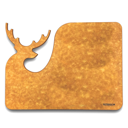 12x9'' Cheese Cutting Board – Eco-Friendly Wood Fiber Design | Durable, Reversible, and Heat-Resistant