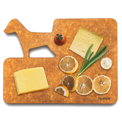 12x9'' Cheese Cutting Board – Eco-Friendly Wood Fiber Design | Durable, Reversible, and Heat-Resistant