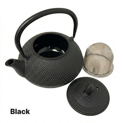 Cuisiland 450ml/15oz Hobnail Cast Iron Teapot with Infuser