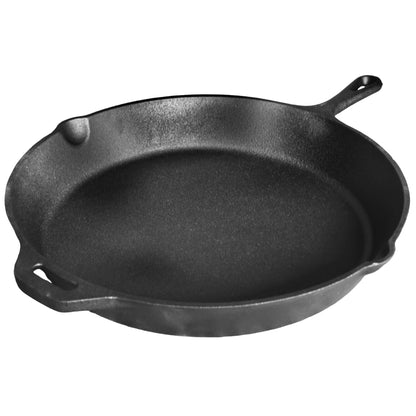 Pre-Seasoned Large 15.5" Cast Iron Skillet