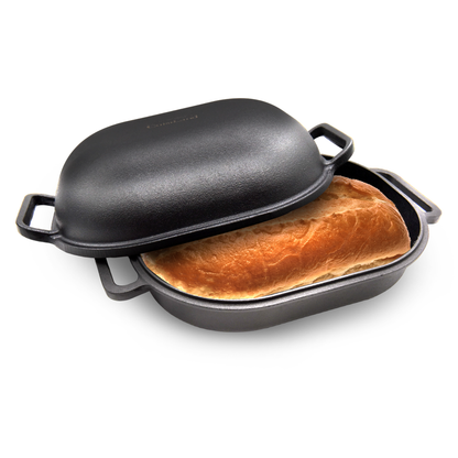 Cuisiland Large Heavy Duty Cast Iron Bread & Loaf Pan