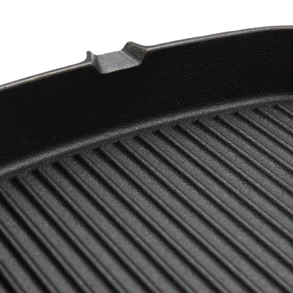 Pre-Seasoned Cast Iron Square Grill Pan Skillet