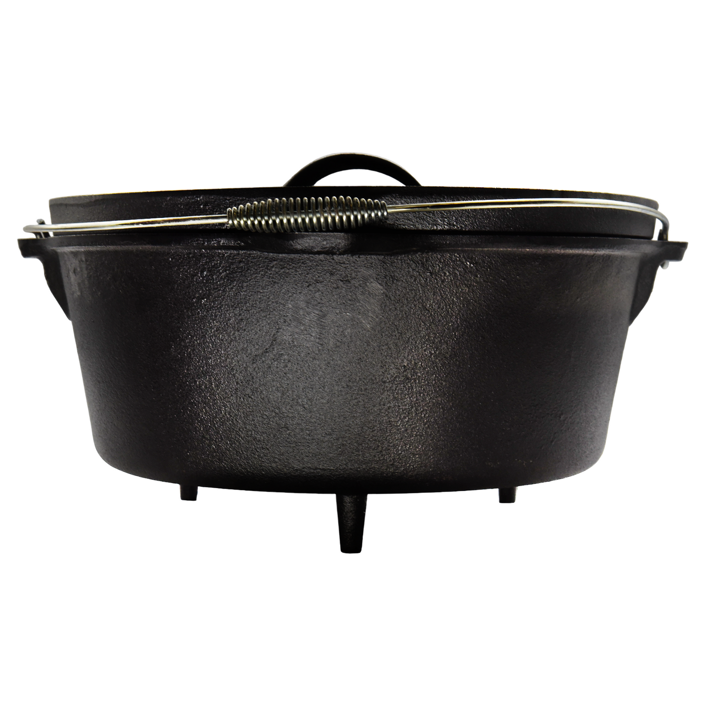 20QT Pre-seasoned Dutch Oven - Lip Lid, Tripod Legs