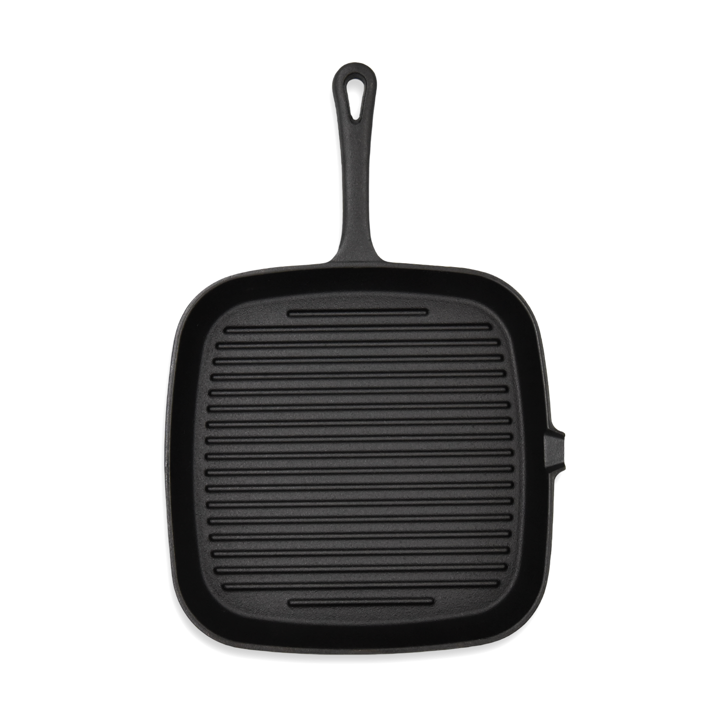 Pre-Seasoned Cast Iron Square Grill Pan Skillet