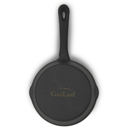 6.5" Pre-Seasoned Cast Iron Skillet