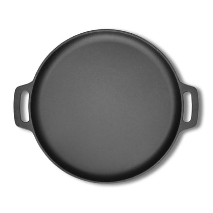 Pre-seasoned pizza and baking pan, 13.5" (35cm)