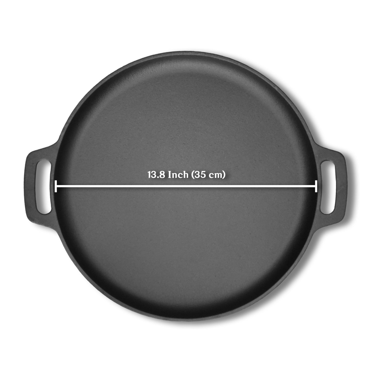 Pre-seasoned pizza and baking pan, 13.5" (35cm)