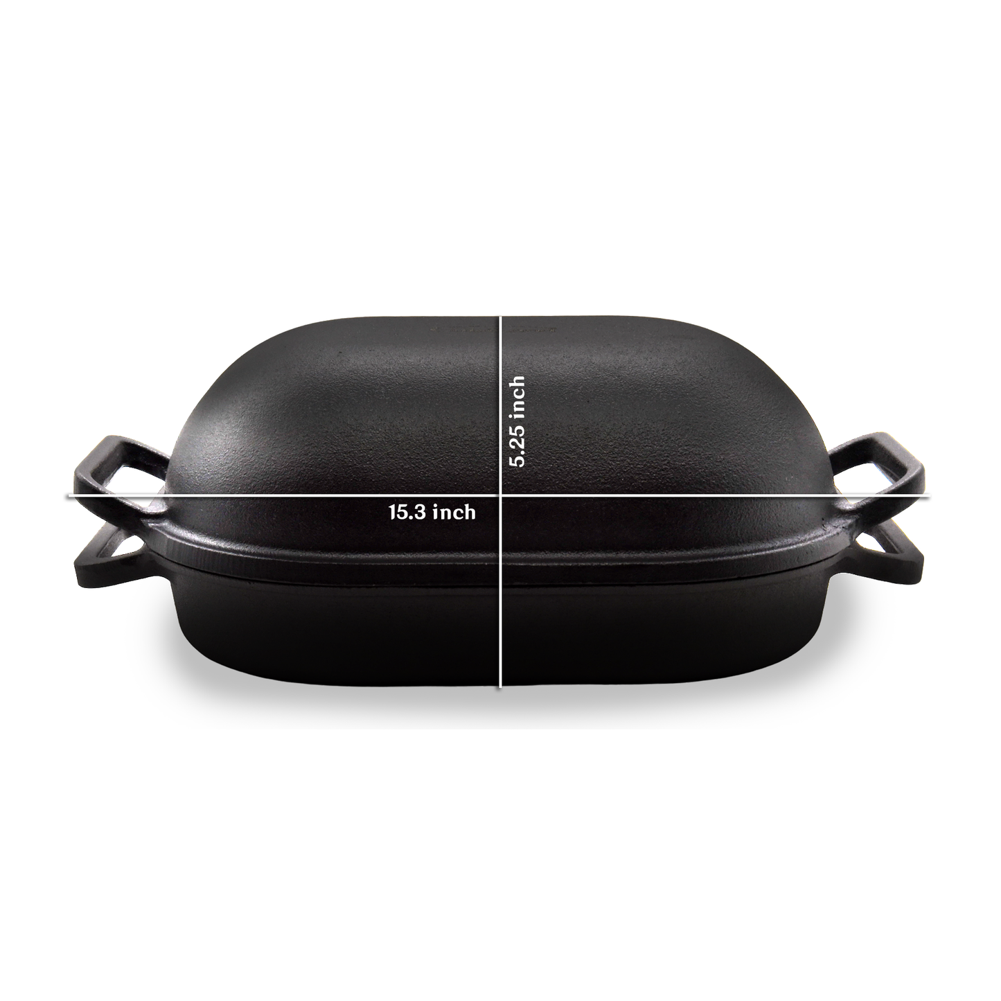 Cuisiland Large Heavy Duty Cast Iron Bread & Loaf Pan