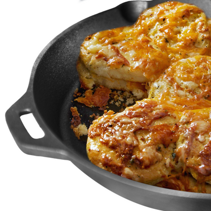 Pre-Seasoned Large 15.5" Cast Iron Skillet