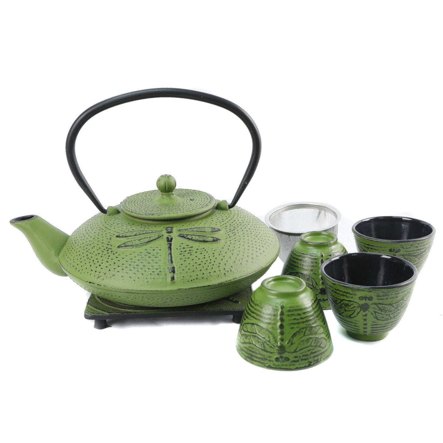 Dragonfly set with 4 cups 1.1 liter (37oz)